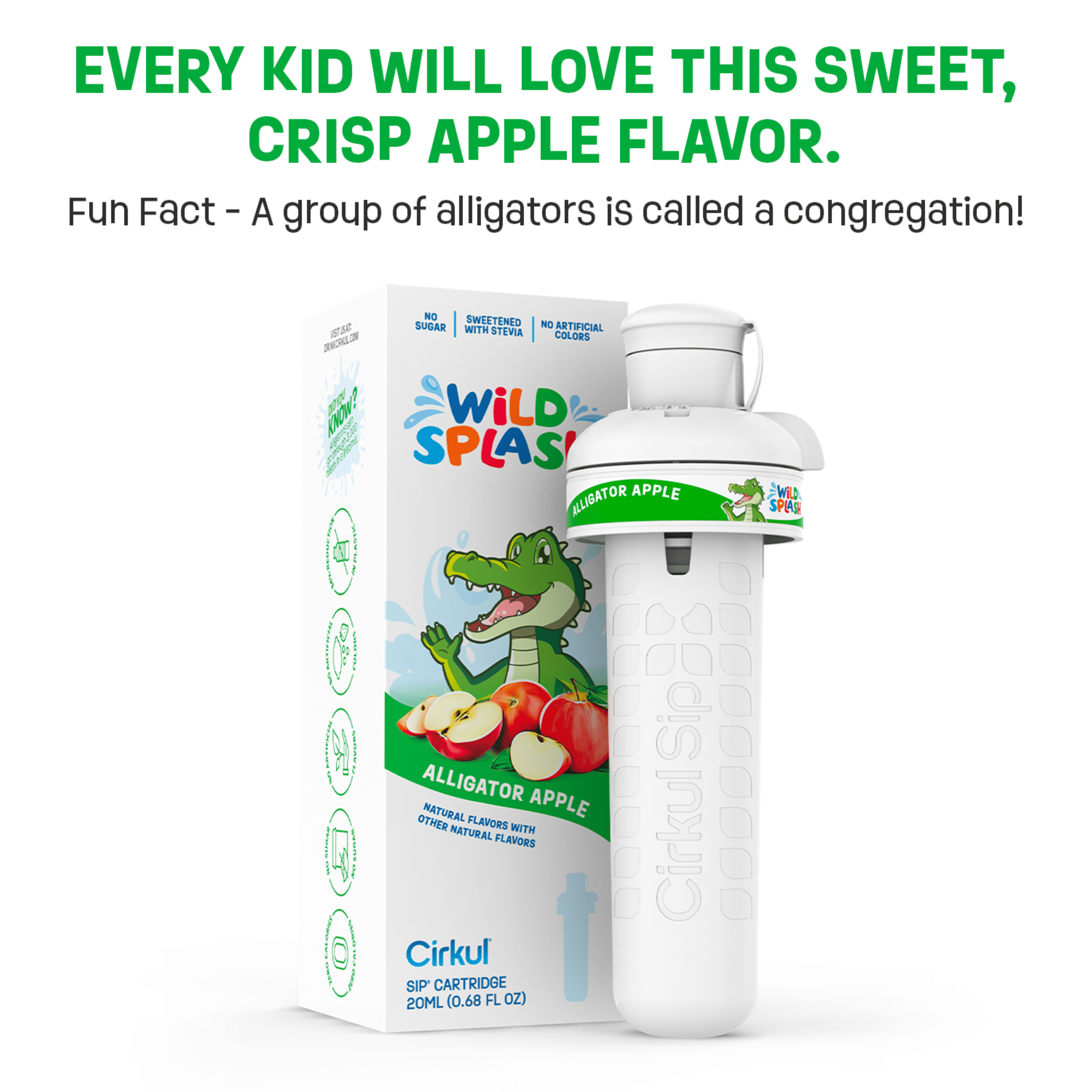 (2 pack)   Alligator Apple Flavor Cartridge, Drink Mix, 1-Pack