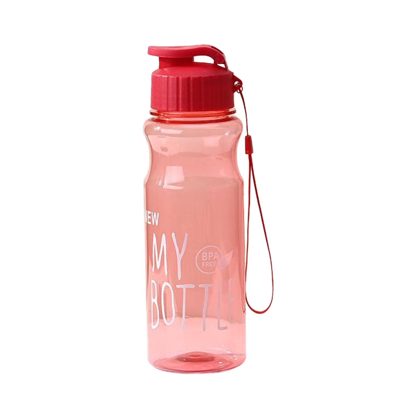 Portable Outdoor Sports Water Bottle with Lanyard