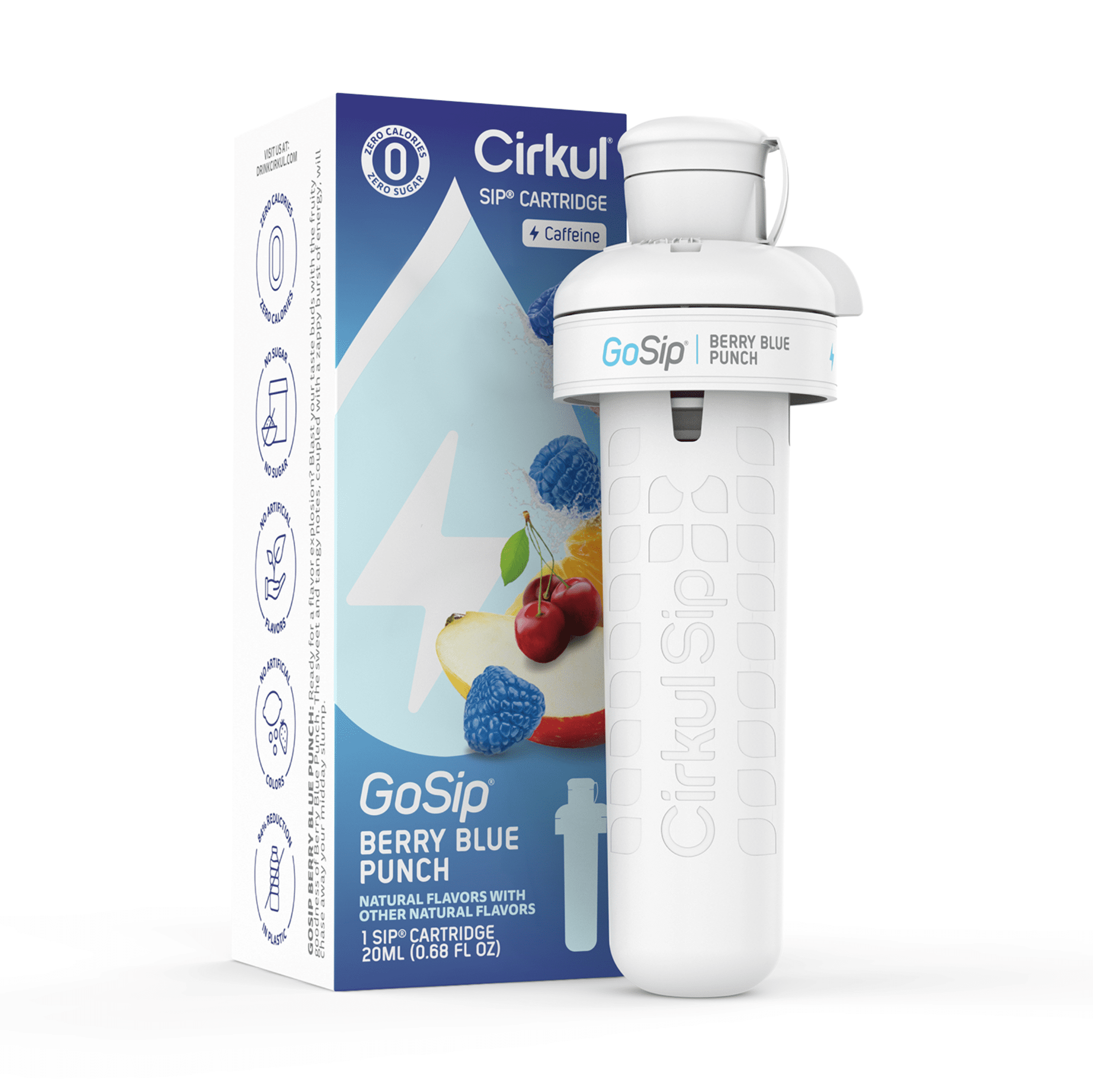 (2 pack)   Berry Blue Punch Flavor Cartridge, Drink Mix, 1-Pack