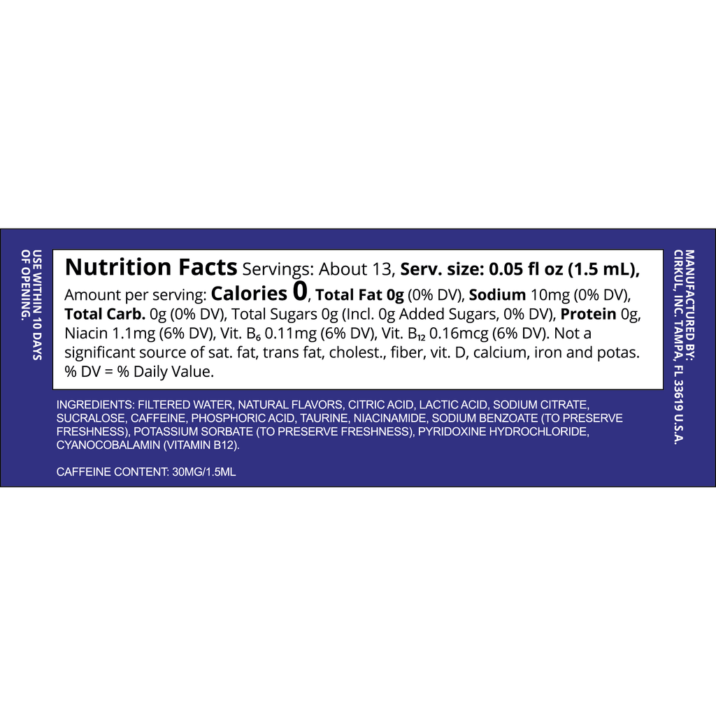 (2 pack)   Berry Blue Punch Flavor Cartridge, Drink Mix, 1-Pack