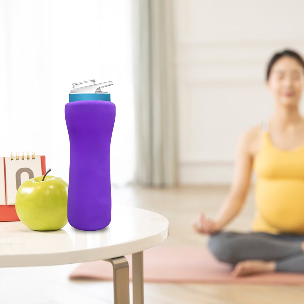 22oz Insulated Tumbler with Silicone Cover and Anti-Slip Grip - Image 6