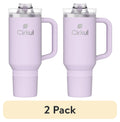 40oz Double-Wall Insulated Stainless Steel Tumbler with Handle, Lilac