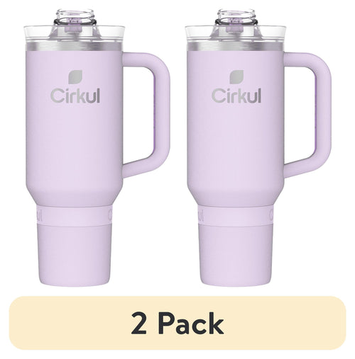 40oz Double-Wall Insulated Stainless Steel Tumbler with Handle, Lilac