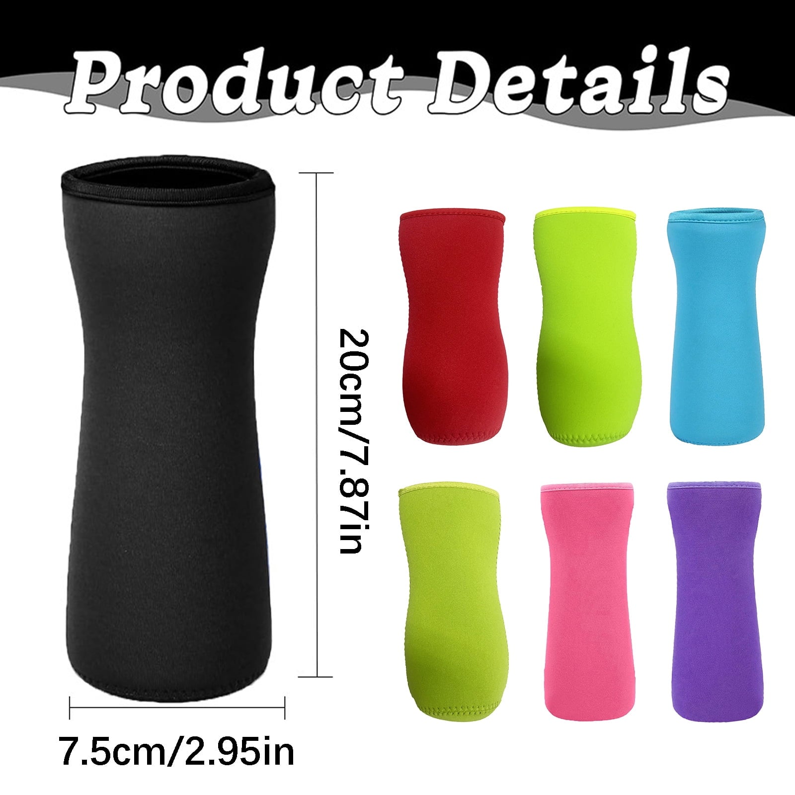 22oz Water Bottle Sleeve for Insulation and Protection, Red - Image 3