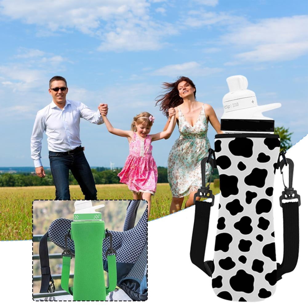 22oz Insulated Water Bottle Sleeve with Strap and Anti-Sweat Design - Image 2