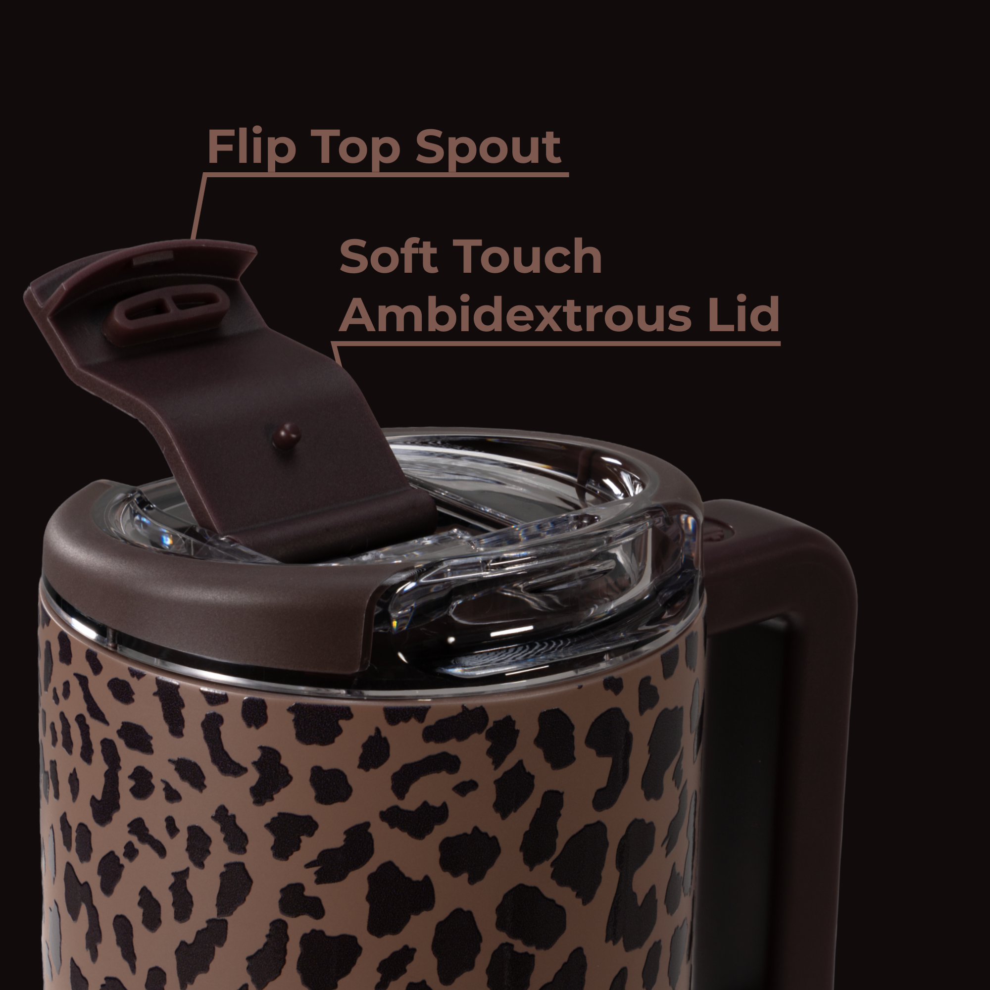 Choice Brown Leopard - Coffee Traveler | D4JZFMRD
