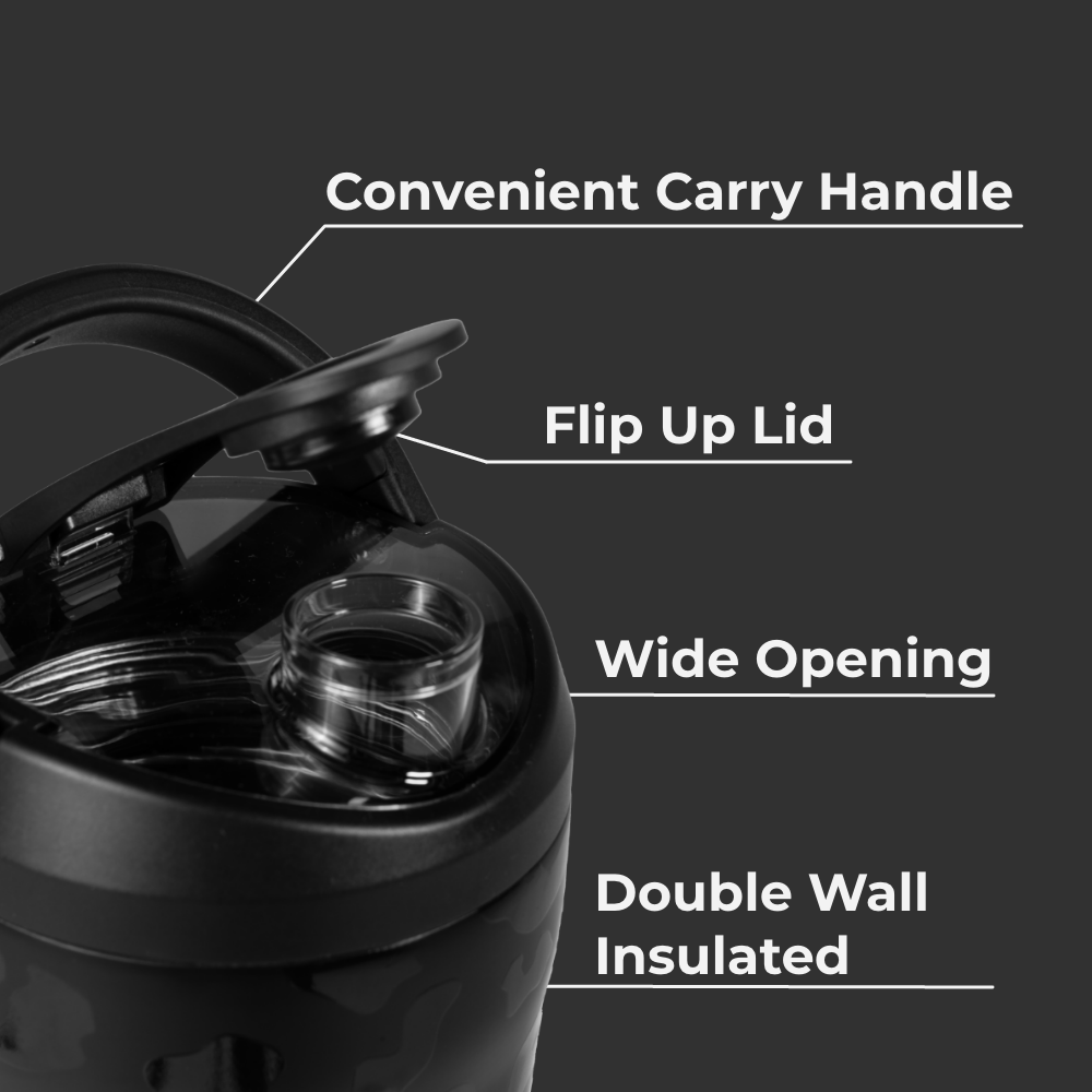 Choice Black Leopard - Insulated Shaker (24oz) | D43N07PW